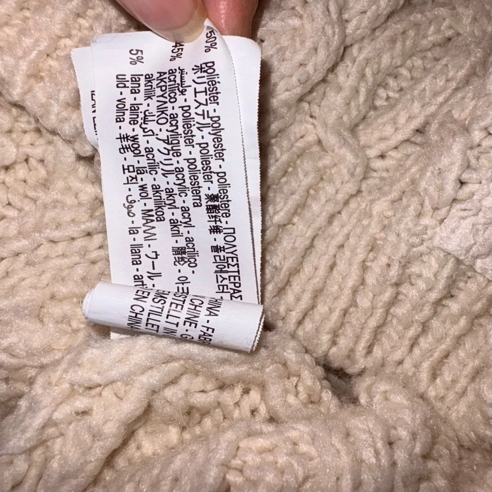 Zara chunky cable